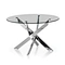 Modern glass dining table